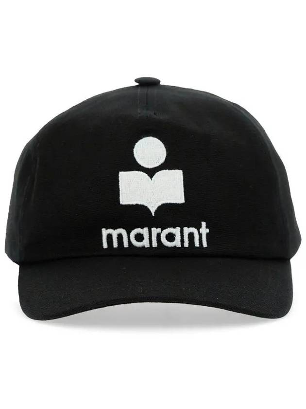 Tyron Logo Ball Cap Black - ISABEL MARANT - BALAAN 4