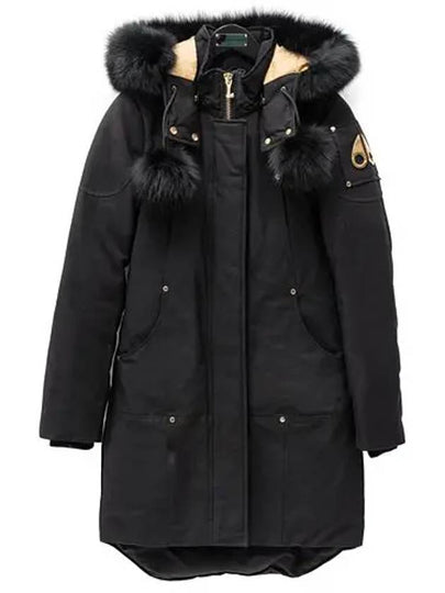 Gold Stirling Parka Black Fox Fur Black - MOOSE KNUCKLES - BALAAN 2