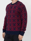 9C00016 M1242 755 Navy Red Men’s Knit - MONCLER - BALAAN 3