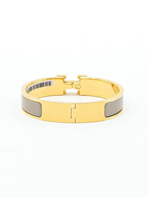 Clic H Bracelet Gold Marron Glace - HERMES - BALAAN 5