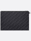 A4 Pouch Oblique Jacquard Black 2ESCA491YSE H03E - DIOR - BALAAN 2