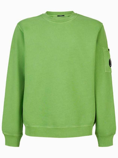 Lens Wappen Cotton Sweatshirt Green - CP COMPANY - BALAAN 2