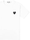 Play Small Black Waffen Short Sleeve T-Shirt P1 AZ T064 2 White - COMME DES GARCONS - BALAAN 3