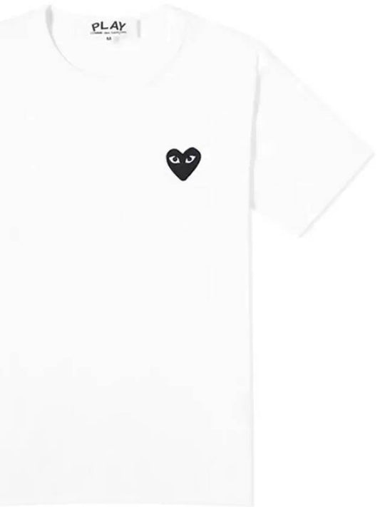 Play Small Black Waffen Short Sleeve T-Shirt P1 AZ T064 2 White - COMME DES GARCONS - BALAAN 2