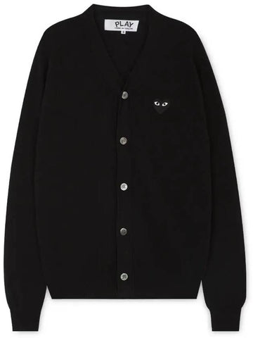 Comme des Gar ons heart logo black cardigan AZ N024 051 1 - COMME DES GARCONS PLAY - BALAAN 1