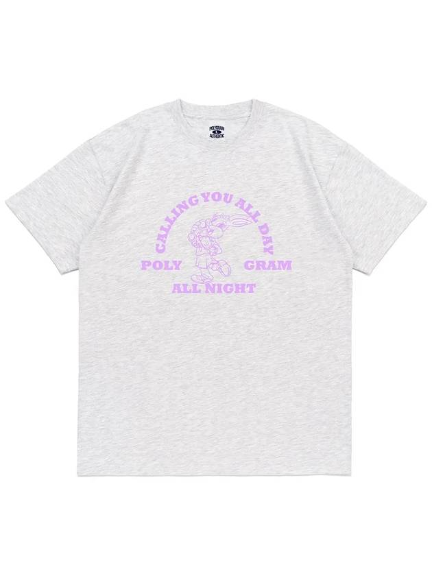 CALLING BUNNY T SHIRTS LIGHT MELANGE - POLYGRAM - BALAAN 4