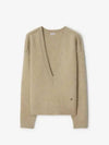 plunging V neck jumper 8099383 - BURBERRY - BALAAN 2