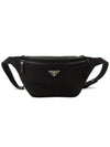 Saffiano hip bag belt black 2VL033 2DMH F0002 - PRADA - BALAAN 1