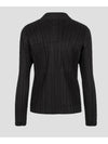 Pleats Please November 23 Ramie Jacket JC542 Charcoal PF3Y110024 - ISSEY MIYAKE - BALAAN 2