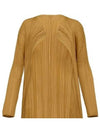 pleated open cardigan - ISSEY MIYAKE - BALAAN 2