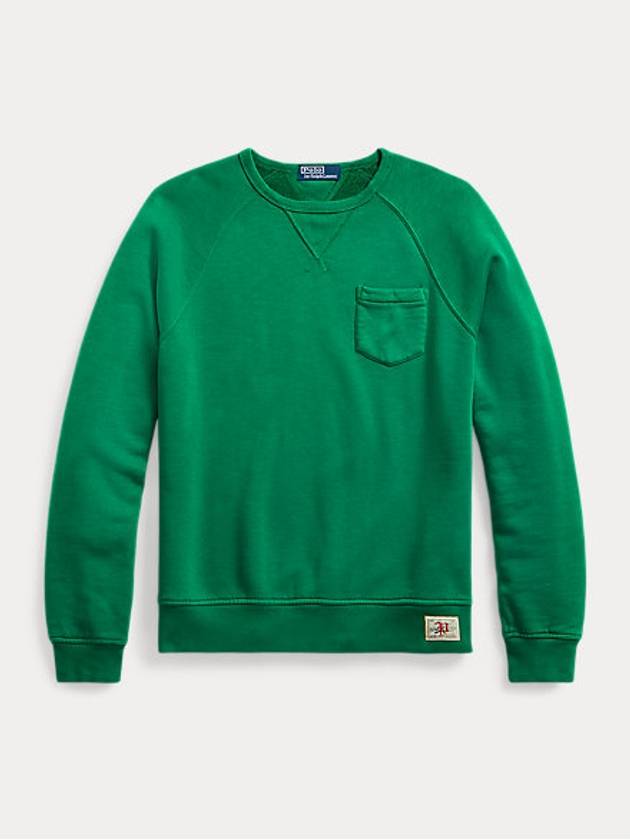 Pocket Patch Sweatshirt Dark Green - POLO RALPH LAUREN - BALAAN 2