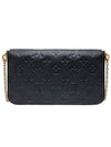 Women s M64064 Black Monogram Empreinte Pochette Felicity Chain Cross Bag Card Wallet - LOUIS VUITTON - BALAAN 3