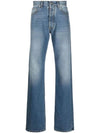 Back Stitch 5 Pocket Straight Jeans Medium Wash - MAISON MARGIELA - BALAAN 2