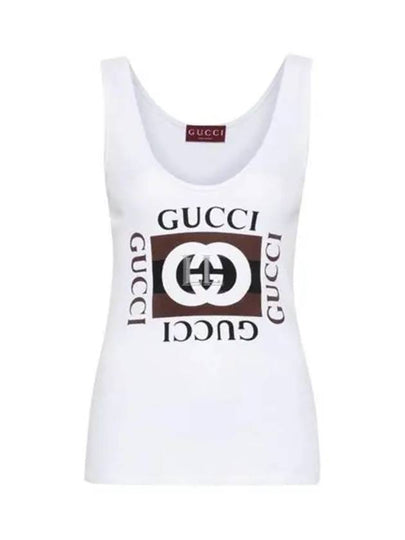 Logo Sleeveless White - GUCCI - BALAAN 2