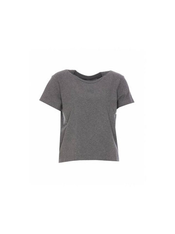 Logo Glitter Essential T-Shirt 4CC3231416 079 B0010437498 - ALEXANDER WANG - BALAAN 1