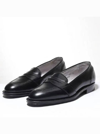 6845 Full Strap Loafer Black Shell Cordovan 924608 - ALDEN - BALAAN 1