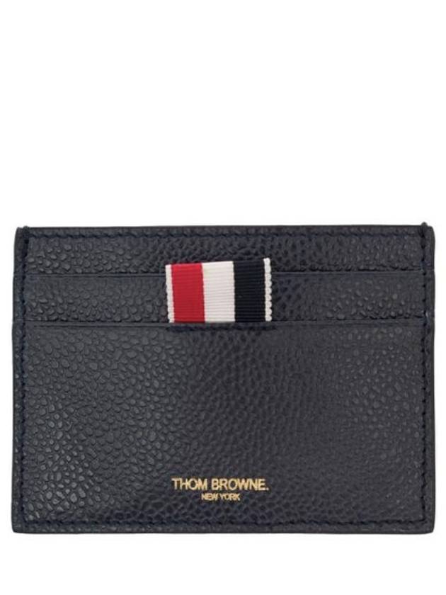 Men's Pebble Diagonal Stripe Card Wallet Navy - THOM BROWNE - BALAAN 2