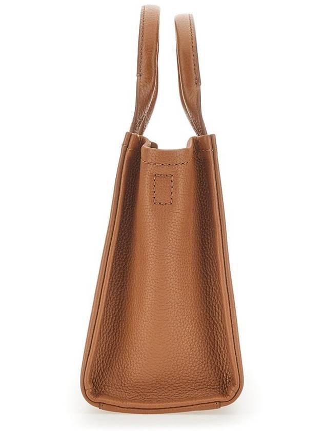 Small Leather Tote Bag Brown - MARC JACOBS - BALAAN 5