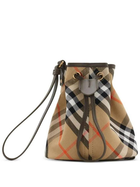 Check drawstring mini bag 8093916 - BURBERRY - BALAAN 1