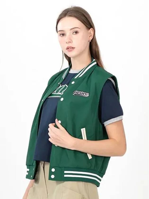 Golf Tennis Female Character Woven Vest Green - AVAVE - BALAAN 2