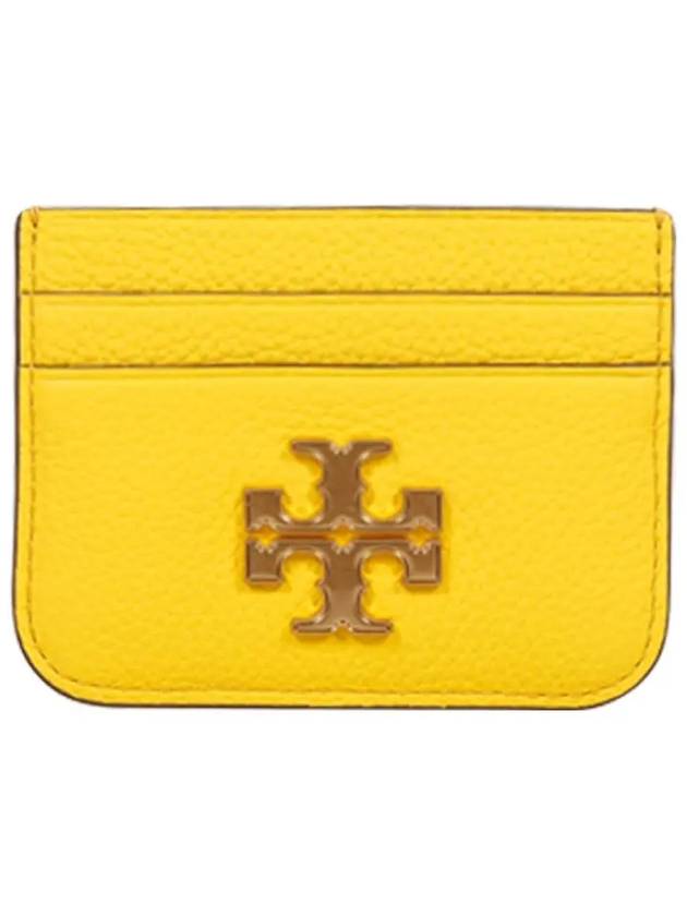 Eleanor Card Wallet Yellow - TORY BURCH - BALAAN 2