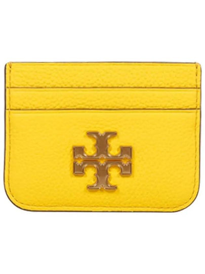 Eleanor Card Wallet Yellow - TORY BURCH - BALAAN 2