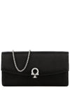 Woman's Gancini Mini Shoulder Bag Black - SALVATORE FERRAGAMO - BALAAN 2