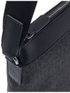 Greyson Logo Leather Messenger Bag Black - MICHAEL KORS - BALAAN.