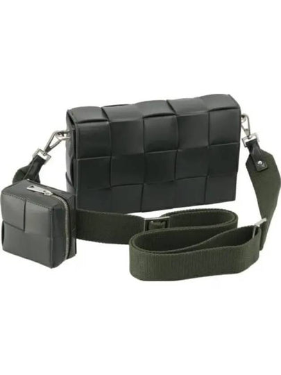 Cassette Versatile Strap Cross Bag Dark Green - BOTTEGA VENETA - BALAAN 2