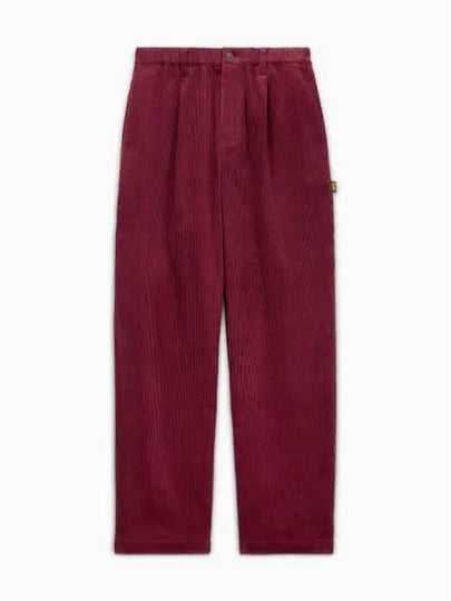 Corduroy Track Pants Dark Burgundy - CONVERSE - BALAAN 2