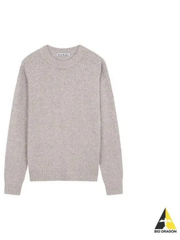 Crew neck sweater light gray B60243 - ACNE STUDIOS - BALAAN 1