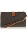 Jet Set Canvas Long Wallet Brown - MICHAEL KORS - BALAAN 4