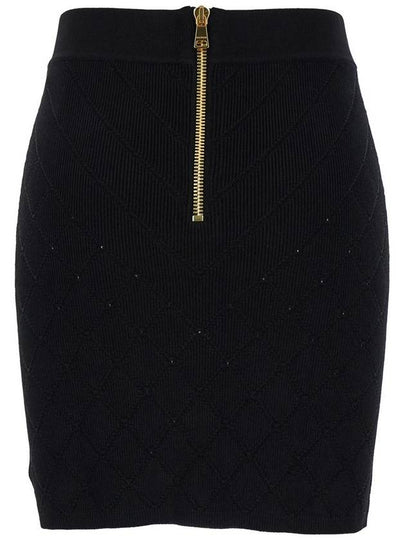 Hw 6 Btn Knit Short Skirt - BALMAIN - BALAAN 2