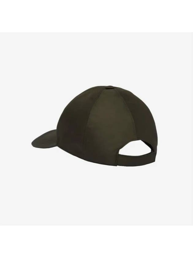 Re-Nylon Triangle Logo Baseball Cap Khaki - PRADA - BALAAN 3