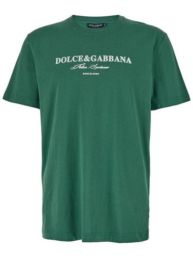 Dolce & Gabbana Cotton Crew-Neck T-Shirt - DOLCE&GABBANA - BALAAN 1