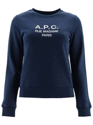 Women's Tina Sweatshirt Navy - A.P.C. - BALAAN 1