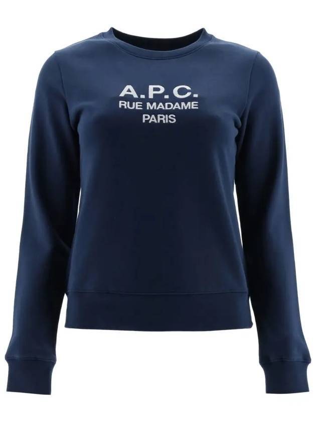 WoMen's TINa Sweatshirt Navy - A.P.C. - BALAAN 1