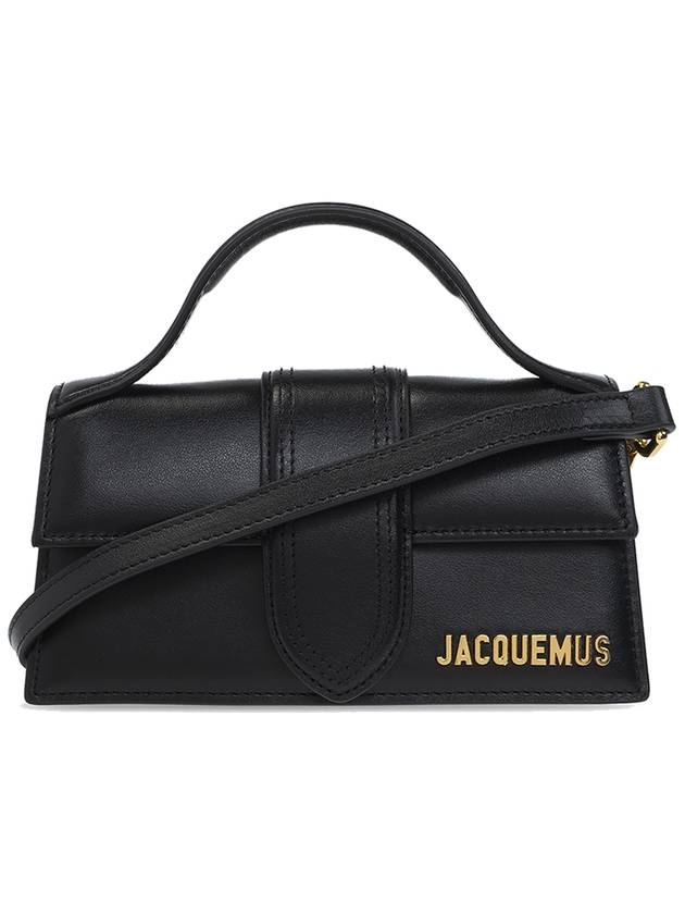 Le Bambino Gold Hardware Logo Mini Tote Bag Black - JACQUEMUS - BALAAN 2