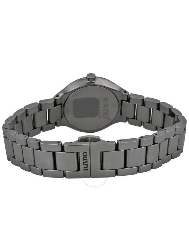 Rado True Thinline Black Dial Gunmetal Ceramic Ladies Watch R27956152 - RADO - BALAAN 3