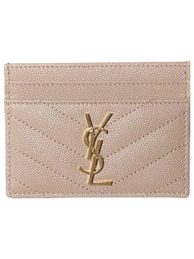 Monogram Card Holder Women s Wallet - SAINT LAURENT - BALAAN 1