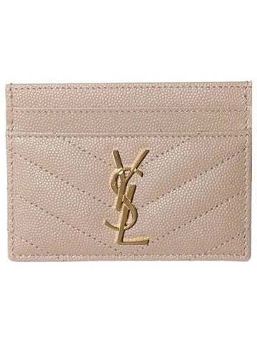 Monogram Card Holder Women s Wallet - SAINT LAURENT - BALAAN 1