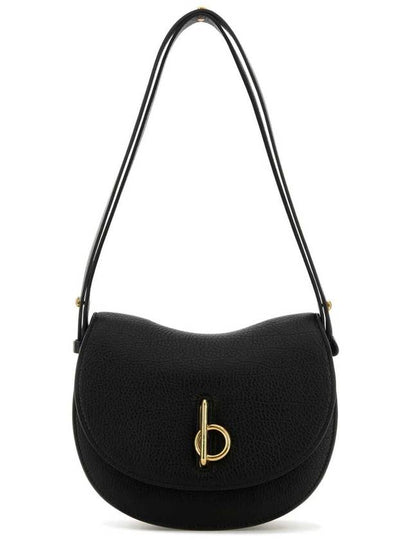 Rocking Horse Small Leather Shoulder Bag Black - BURBERRY - BALAAN 2