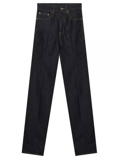 Clyde Flared Straight Jeans Black - SAINT LAURENT - BALAAN 2