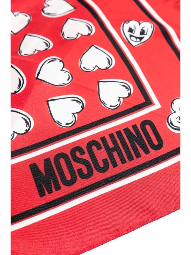 Moschino Headband With Scarf, Women's, Red - MOSCHINO - BALAAN 6