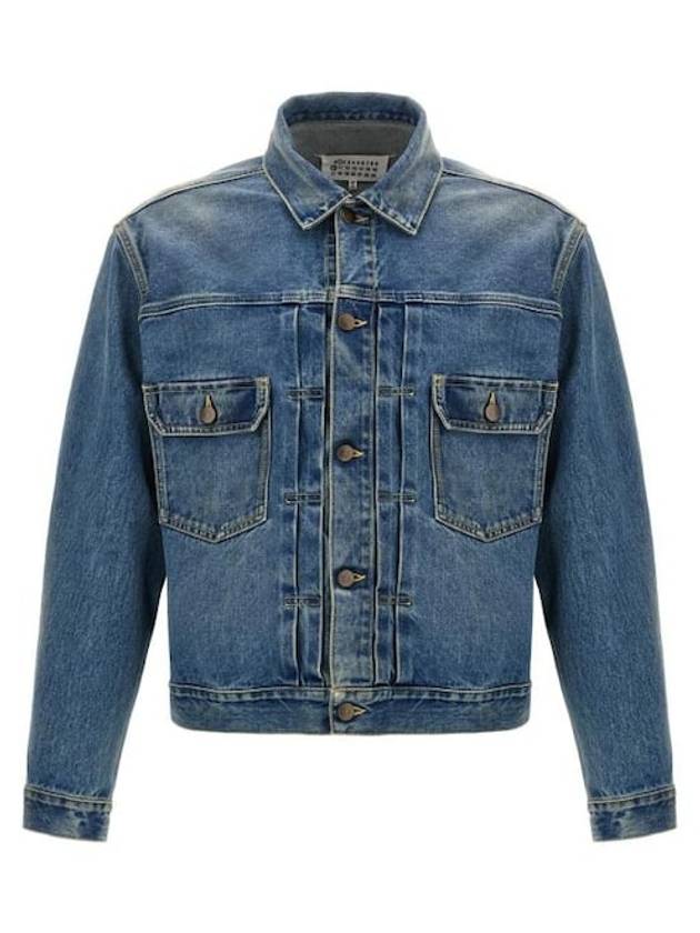 Four Stitch Denim Jacket Blue - MAISON MARGIELA - BALAAN 2