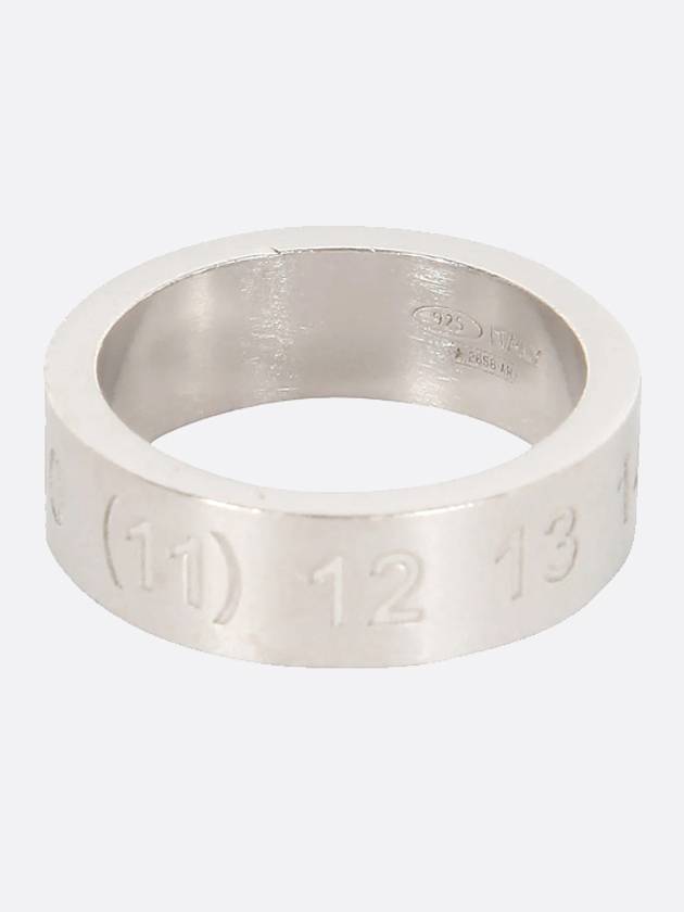 Numerical Logo Engraved Ring Silver - MAISON MARGIELA - BALAAN 2