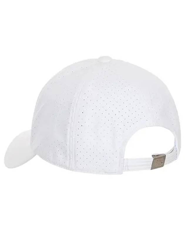 punching color logo ball cap 8424GZSPWHITE - BLACK&WHITE - BALAAN 4