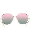 Eyewear Rimless Metal Sunglasses Pink - GUCCI - BALAAN 5