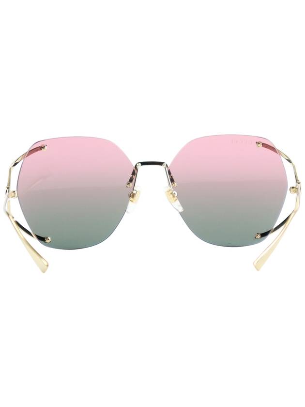 Eyewear Rimless Metal Sunglasses Pink - GUCCI - BALAAN 5