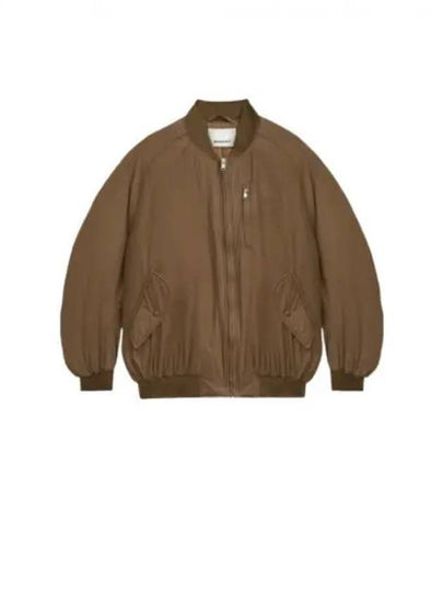 Bakya Zipper Bomber Jacket Brown - ISABEL MARANT - BALAAN 2